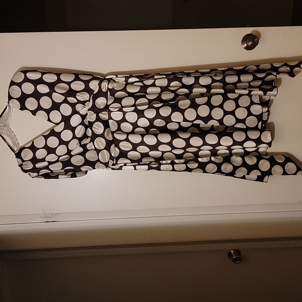 Silky Polkadot Dress